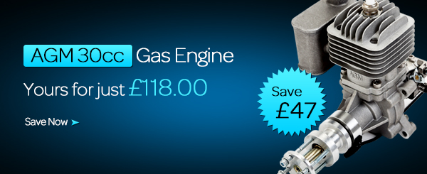 Save £10 on purchasing AGM-30 gas engine